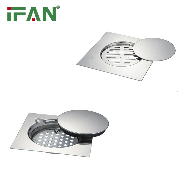 Square Bathroom Shower Floor Drain