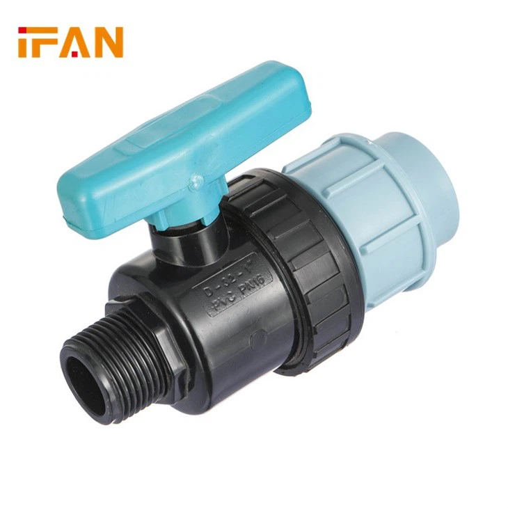 PP Compression Fitting For PE Pipe