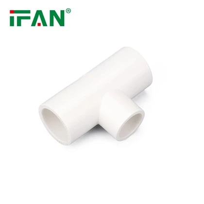 SCH40 UPVC Tee Fittings Pou Pwovizyon Dlo